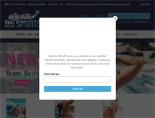 Tablet Screenshot of djsports.com